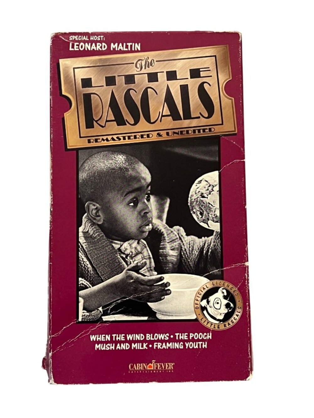 The Little Rascals Vol. 9 1994 VHS Leonard Maltin Black & White Pre-Owned